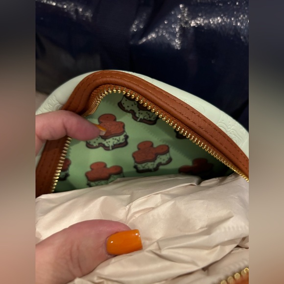 Disney Loungefly Mint Chocolate chip Backpack Set - Picture 7 of 15